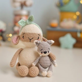 Beela and Bito amigurumi pattern by O Recuncho de Jei