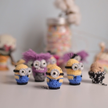 Mini Minions amigurumi pattern by O Recuncho de Jei