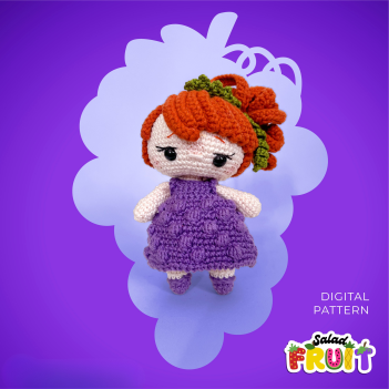 Salad Fruit - Grape amigurumi pattern by GatoMia
