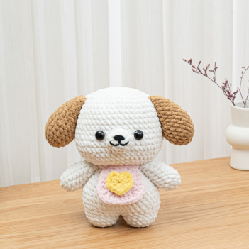 Cute Dog Puppy amigurumi pattern by The Loop Story