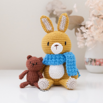 Theodore the Bunny amigurumi pattern by Handmade by Ani