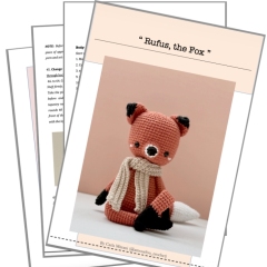 Rufus, the Fox amigurumi pattern by Amour Fou