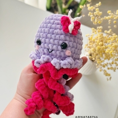 Crochet Plush Jellyfish amigurumi by RNata