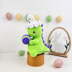 Easter Dinosaur amigurumi pattern by TANATIcrochet
