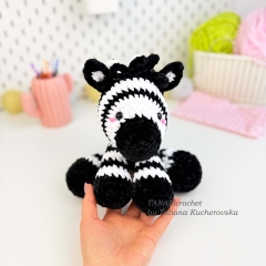 Zebra amigurumi pattern by TANATIcrochet