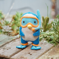 Penguin the Summer amigurumi pattern by Lennutas