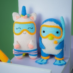 Penguin the Summer amigurumi by Lennutas