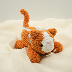 Itty Bitty Kitty (no-sew) amigurumi by Curiouspapaya
