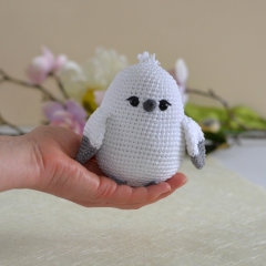 Shy the Shima-Enaga Bird amigurumi by LaCigogne