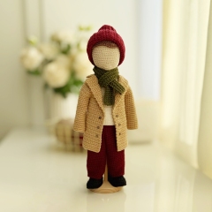 Male outfit amigurumi by Fluffy Tummy
