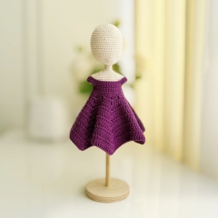 Spring dresses amigurumi pattern by Fluffy Tummy