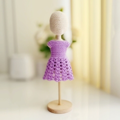 Spring dresses amigurumi by Fluffy Tummy