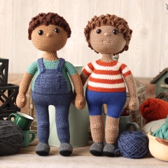 Customizable Boys and Girls amigurumi by Jen Hayes Creations
