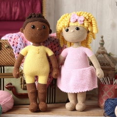 Customizable Boys and Girls amigurumi pattern by Jen Hayes Creations