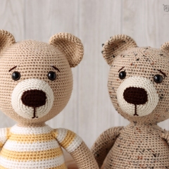Mr. Teddy Bear amigurumi pattern by Jen Hayes Creations