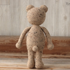 Mr. Teddy Bear amigurumi by Jen Hayes Creations