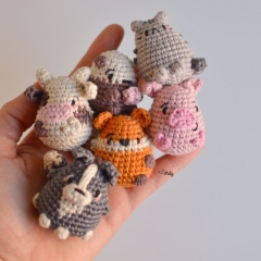 Mini easter egg 3rd collection amigurumi pattern by O Recuncho de Jei