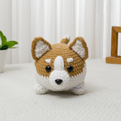 Corgi Dog Pattern amigurumi by The Loop Story