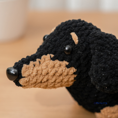 Dachshund Pattern amigurumi by The Loop Story