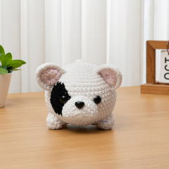 French Bulldog Pattern amigurumi by The Loop Story