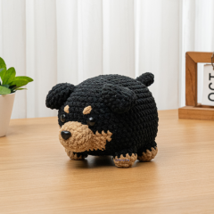 Rottweiler Dog  amigurumi pattern by The Loop Story
