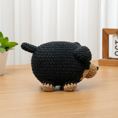 Rottweiler Dog  amigurumi by The Loop Story