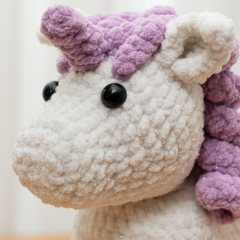 Unicorn  amigurumi pattern by The Loop Story