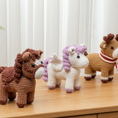 Unicorn  amigurumi pattern by The Loop Story