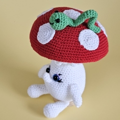 Uschi and Ullrich, the mushrooms amigurumi by SaphirhaseDesign