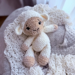 NO-SEW Lamb snuggler amigurumi by DanArtEstonia