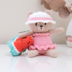 Isla the Summer Bear amigurumi by Handmade by Ani