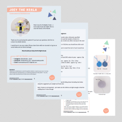 Joey the Koala amigurumi pattern by Handmade by Ani