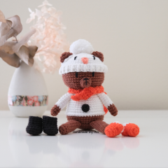 Marley the Snow Bear amigurumi by Handmade by Ani