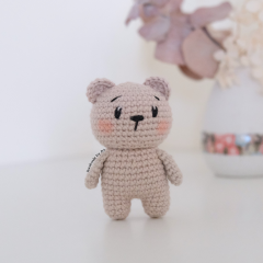 Pebble the Little Bear amigurumi pattern by Handmade by Ani