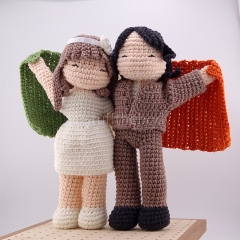 Bride And Groom With Irish Flag amigurumi pattern by StuffTheBody