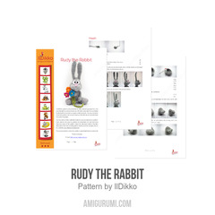 Rudy the Rabbit amigurumi pattern by IlDikko
