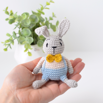 Zippy the Bunny amigurumi pattern by Elisas Crochet