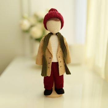 Male outfit amigurumi pattern by Fluffy Tummy