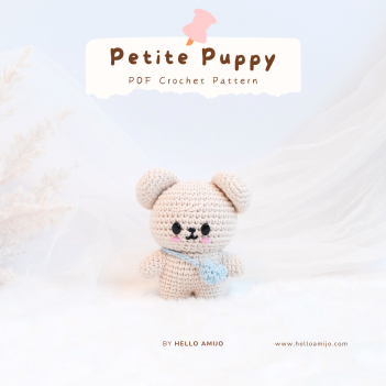Petite Puppy Crochet Pattern amigurumi pattern by Hello Amijo