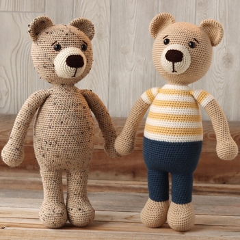 Mr. Teddy Bear amigurumi pattern by Jen Hayes Creations