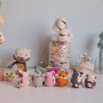 Mini easter egg 3rd collection amigurumi pattern by O Recuncho de Jei
