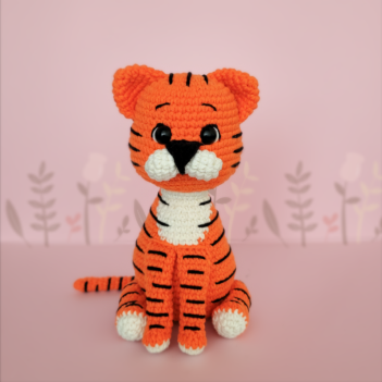Tiggy the Tiger amigurumi pattern by engurumist
