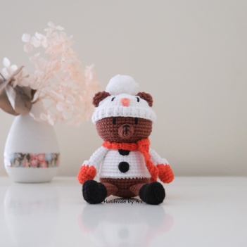 Marley the Snow Bear amigurumi pattern by Handmade by Ani