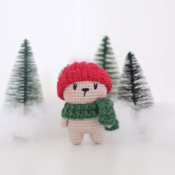 Pebble the Little Bear amigurumi pattern by Handmade by Ani