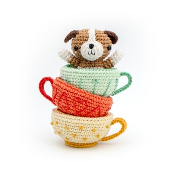 A Puppy in a Teacup amigurumi pattern by airali design