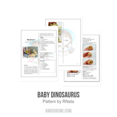 Baby Dinosaurus amigurumi pattern by RNata