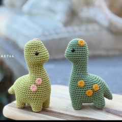 Mini Dinosaurs amigurumi pattern by RNata
