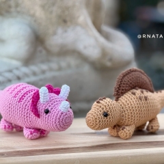 Mini Dinosaurs amigurumi pattern by RNata