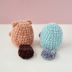 Baby water animals amigurumi pattern by Khuc Cay