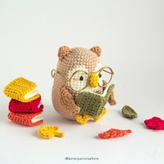 Owen the Owl amigurumi by Lemon Yarn Creations